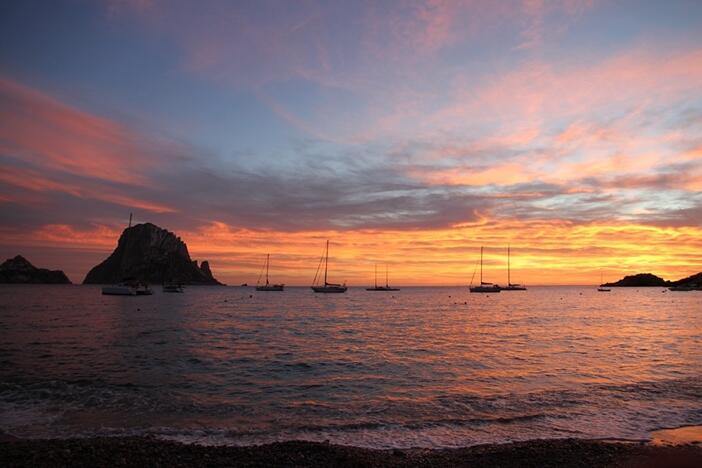 Es Vedra Ibiza Zonsondergang